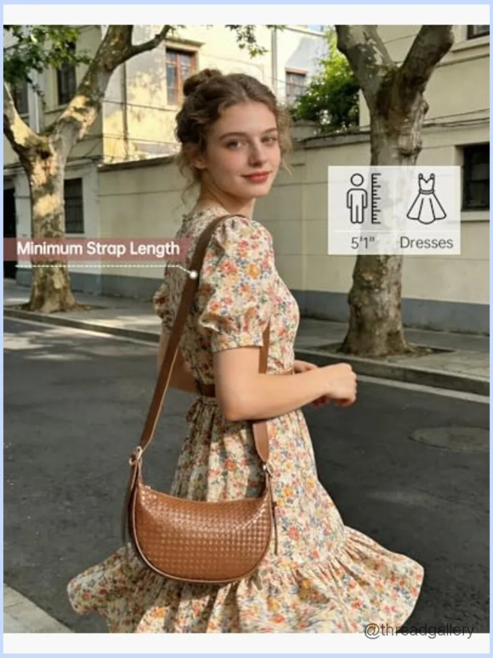 Woven Crescent Hobo Crossbody Bag Set with Detachable Pouch